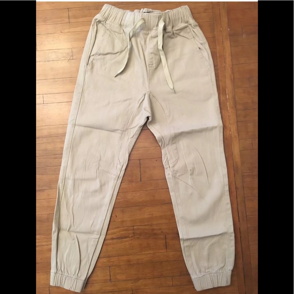 Twill classic boy jogger pants